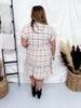 The Kendrick Plaid Shirt Dress - Whiskey Skies - MIKAROSE