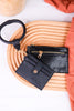 The Libby Wallet Wristlet In Black Lizard - Whiskey Skies - JEN & CO