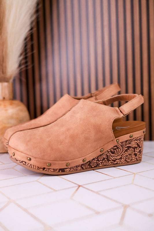 The Miranda Platform Mules In Nude - Whiskey Skies - VERY G