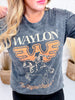 "The Original Outlaw" Waylon Jennings Graphic T-Shirt - Whiskey Skies - AMERICAN NEEDLE