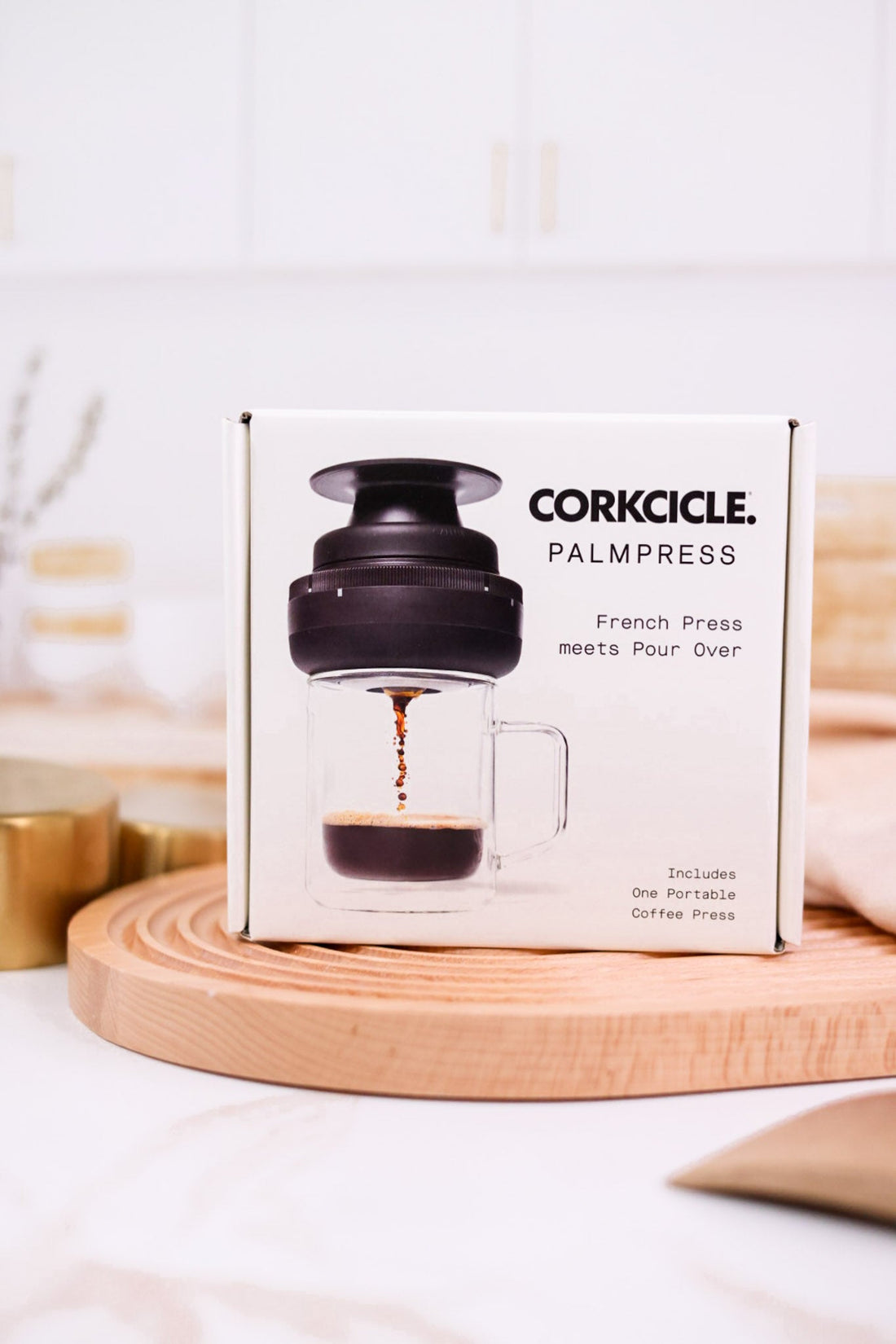 The Palmpress Portable Coffee Press - Whiskey Skies - CORKCICLE