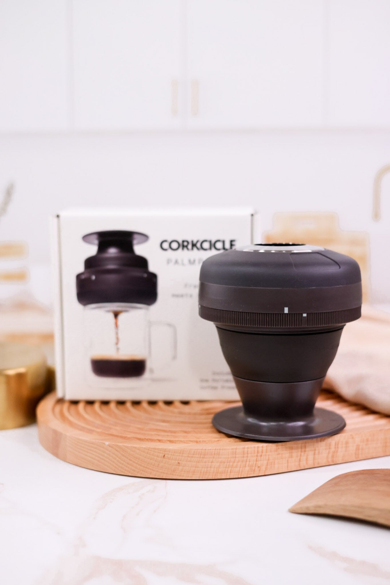 The Palmpress Portable Coffee Press - Whiskey Skies - CORKCICLE