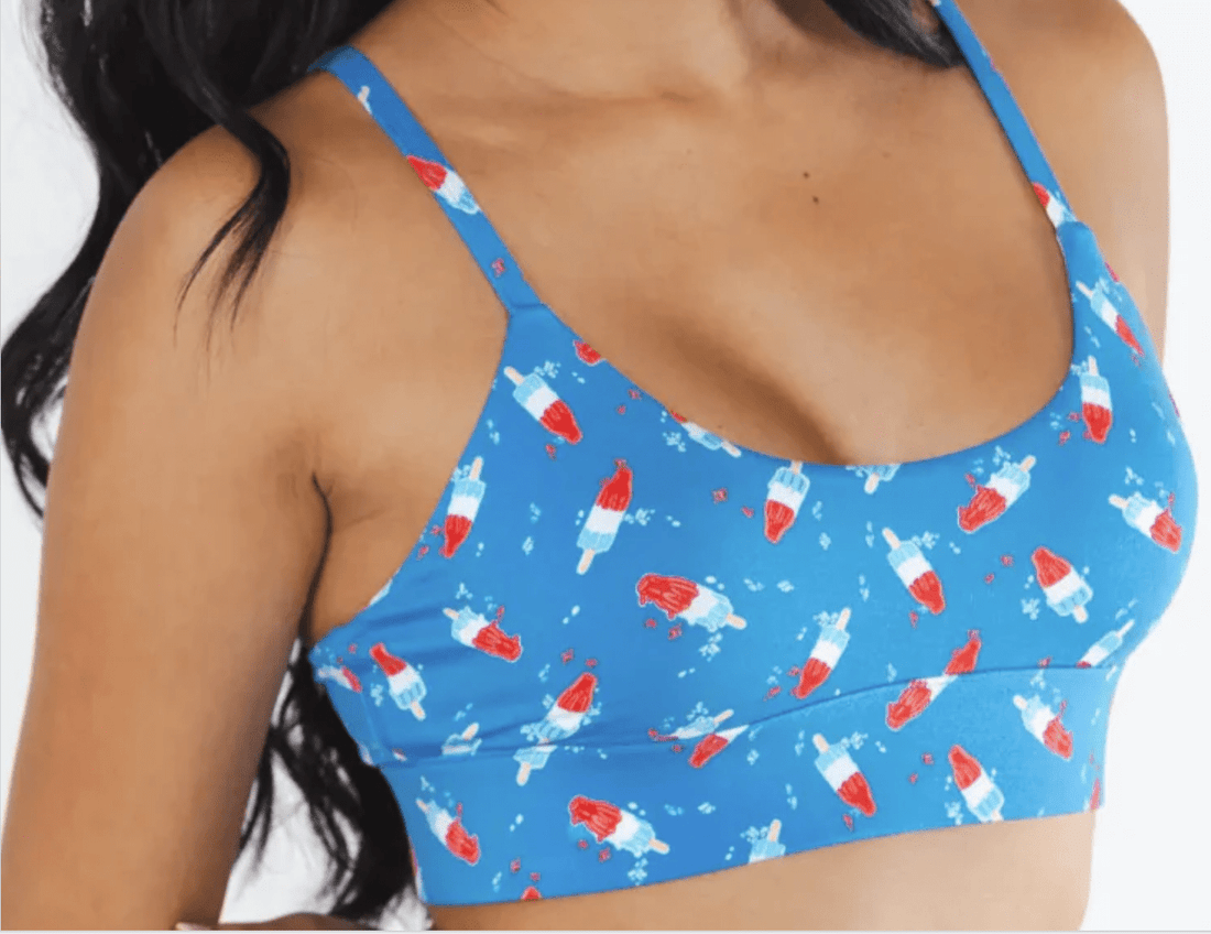 The Popsicle Stick Boob Hammock Bralette - Whiskey Skies - SHINESTY