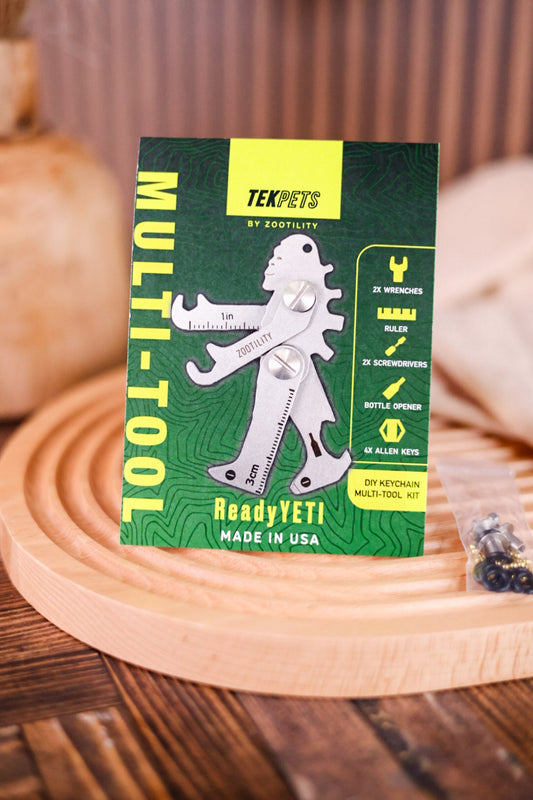 The Ready Yeti Multi Tool Keychain - Whiskey Skies - ZOOTILITY CO