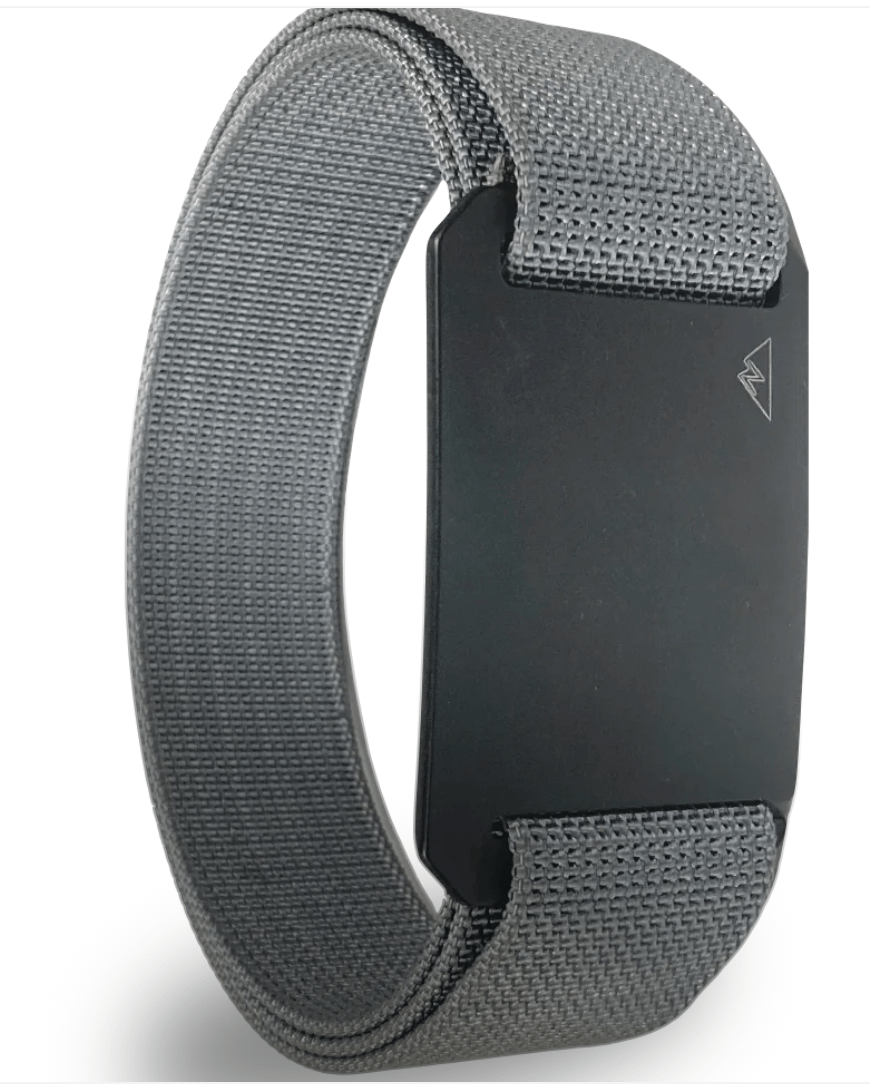 The Rift Men's Belt in Gray - Whiskey Skies - ZOOTILITY CO