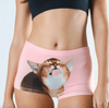 The Right Meow Modal Boyshort Underwear - Whiskey Skies - SHINESTY