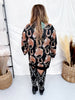 The Ruidoso Western Horse & Horseshoe Long Sleeve Sweater Dress - Whiskey Skies - STERLING KREEK