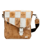 The "Venice Beach II" Tan Rustic Nectar Crossbody Bag - Whiskey Skies - BED/STU