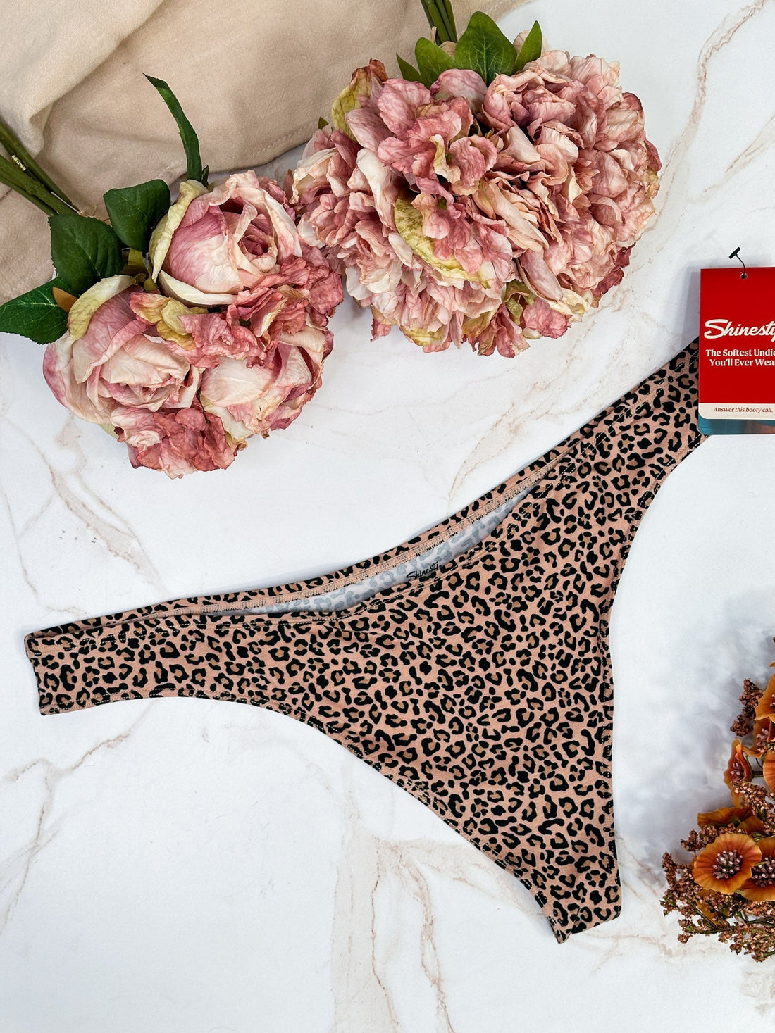 The Wild Cat MicroModal Thong Underwear - Whiskey Skies - SHINESTY