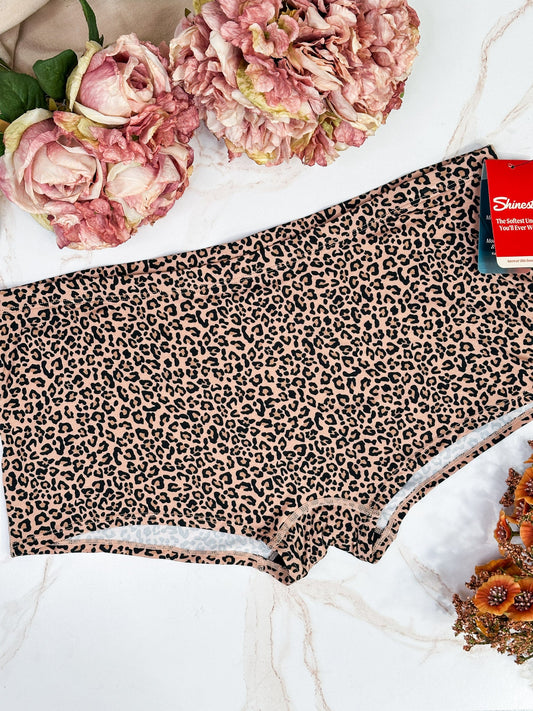 The Wild Cat Modal Boyshort Underwear - Whiskey Skies - SHINESTY