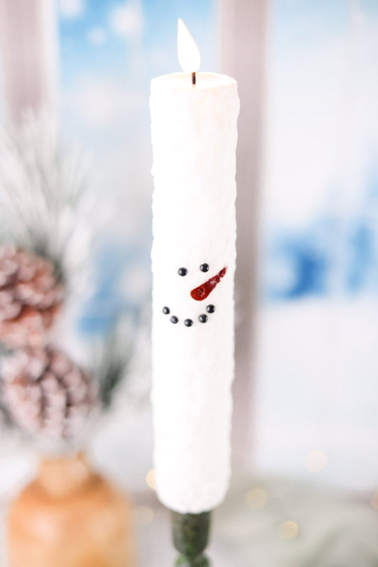 Thick 11.25 Inch Snowman Taper - Whiskey Skies - WT COLLECTION