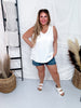 Thick Ribbed Tank Top With V - Neckline (8 Colors) - Whiskey Skies - ANDREE BY UNIT