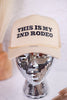 This Is My Second Rodeo Trucker Hat - Whiskey Skies - TRASH FLOWERS TRUCKER HATS