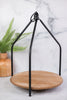 Three Sided Table Shelf W/ Hanging Option - Whiskey Skies - WT COLLECTION