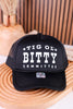 "Tig OL' Bitty Committee" Snapback Trucker Hat - Whiskey Skies - TRASH FLOWERS TRUCKER HATS