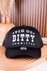 "Tig OL' Bitty Committee" Snapback Trucker Hat - Whiskey Skies - TRASH FLOWERS TRUCKER HATS