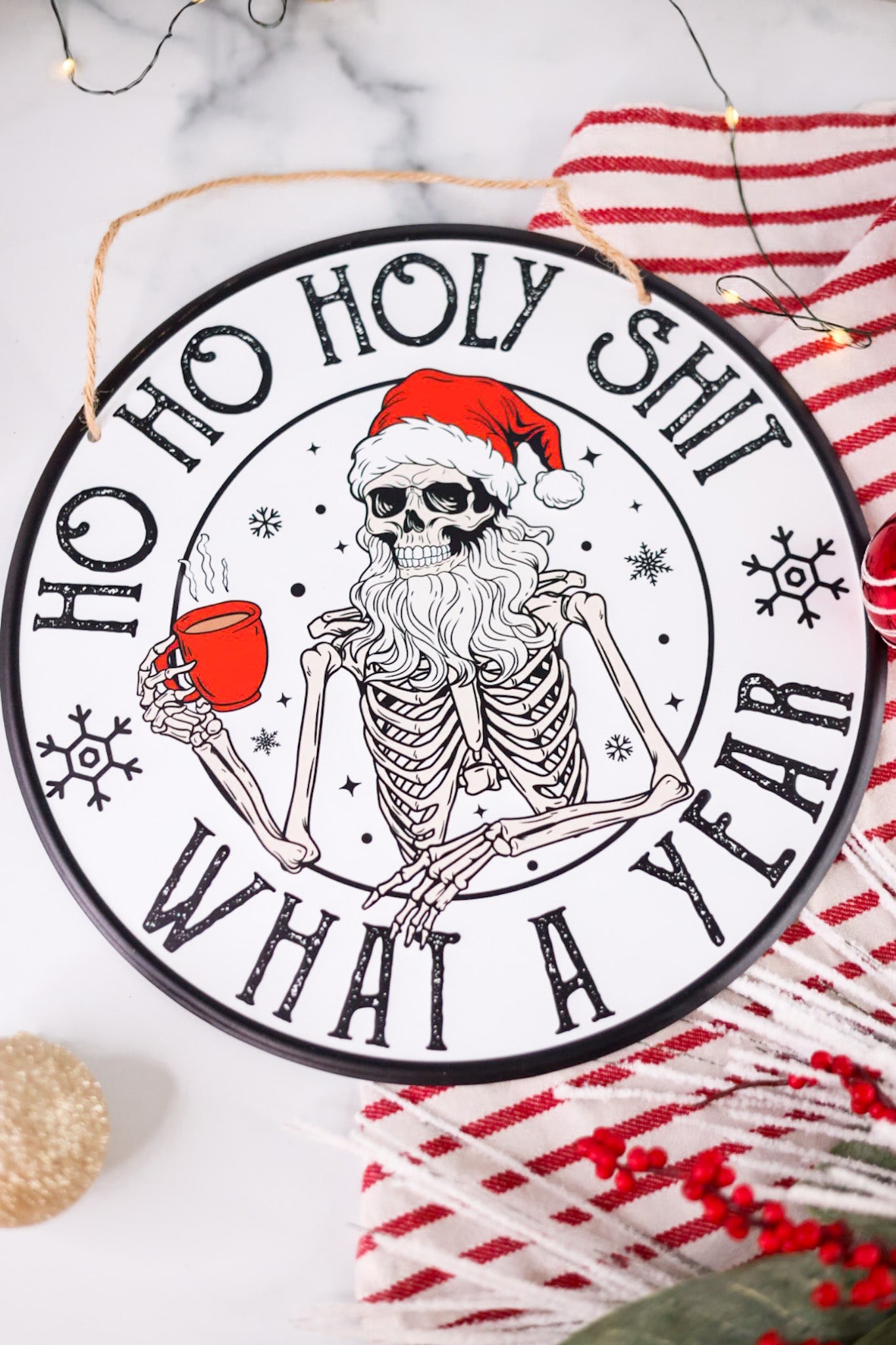Time For A Beer/ What A Year Metal Sign (2 Styles) - Whiskey Skies - HANNA'S HANDIWORKS