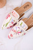 Tip Included Floral Pointed Toe Mules - Whiskey Skies - CORKYS FOOTWEAR