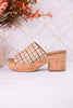 Totally Buggin Camel Plaid Clogs - Whiskey Skies - CORKYS FOOTWEAR