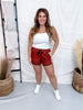 Touchdown Drawstring Everyday Shorts - Whiskey Skies - JESS LEA