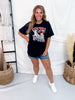 Train Wreck Short Sleeve Graphic Tee - Whiskey Skies - BAR TABS WHOLESALE