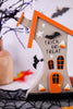 "Trick Or Treat" Haunted House Wooden Sitter - Whiskey Skies - ADAMS & CO