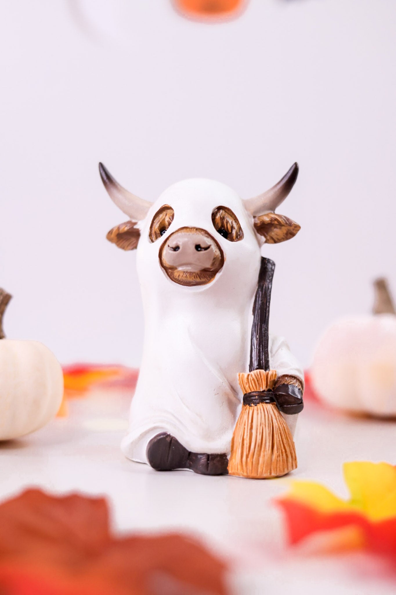 Trick Or Treat Resin Highland Cow Table Top Decorations (Three Styles) - Whiskey Skies - HANNA'S HANDIWORKS