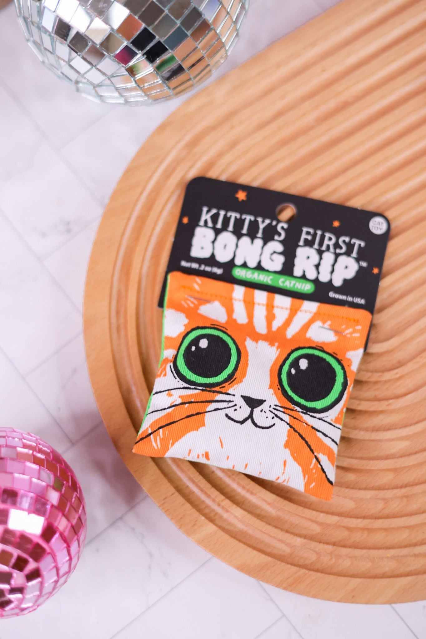 Trippy Kitty Catnip Toys (4 Styles) - Whiskey Skies - BLUE Q