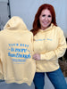 "Trying My Best" Light Yellow Hoodie - Whiskey Skies - SOUTHERN BLISS COMPANY