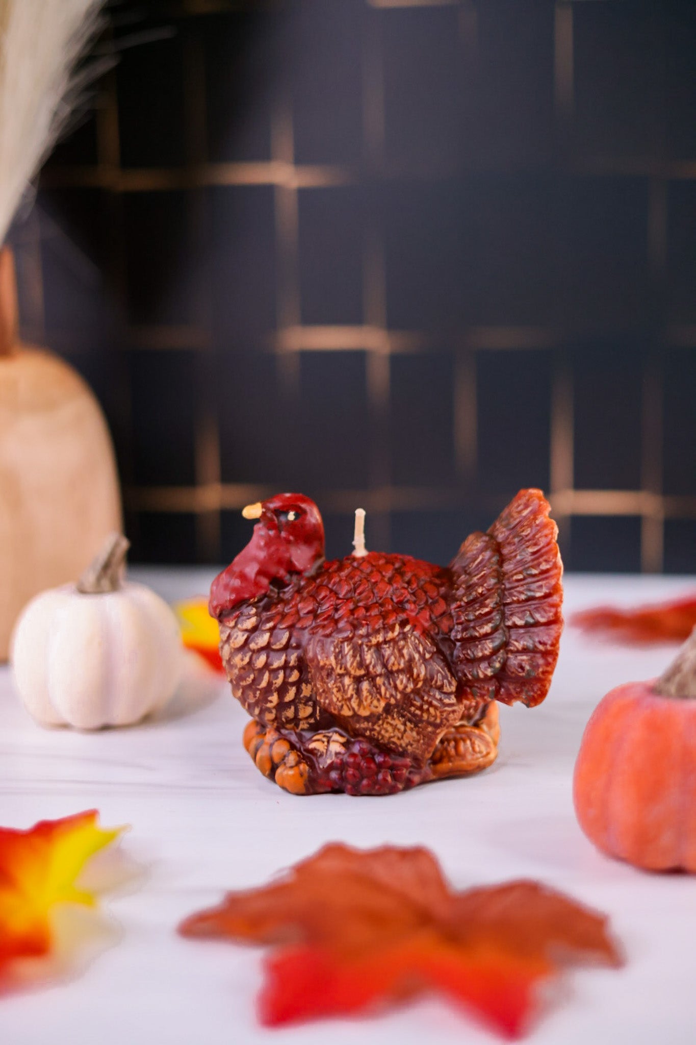 Tucker Turkey Candle - Whiskey Skies - TAG