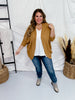Tumeric Open Front Knit Cardigan - Whiskey Skies - BE STAGE