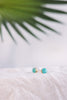 Turquoise Earrings - Whiskey Skies - LESLIE CURTIS JEWLERY DESIGNS