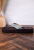 Turquoise Overboard Flip Flops With Embroidered Faux Leather Straps - Whiskey Skies - CORKYS FOOTWEAR