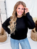 Ultra Soft Crew Neck Black Sweatshirt - Whiskey Skies - THE GREII