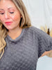 Ultra Soft Short Sleeve Charcoal Top - Whiskey Skies - SEW IN LOVE