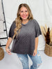 Ultra Soft Short Sleeve Charcoal Top - Whiskey Skies - SEW IN LOVE