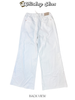Judy Blue High Waist White Featherweight Palazzo Pants W/ Elastic Waist