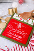 Under The Mistletoe Potholder Gift Set - Whiskey Skies - DII - DESIGN IMPORTS