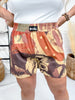 Untamed Camouflage Print Lounge Shorts - Whiskey Skies - 2 FLY CO.