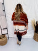 V - Neck Knit Poncho - Whiskey Skies - ANDREE BY UNIT