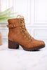 Very G Donatella Tan Heeled Boot - Whiskey Skies - VERY G