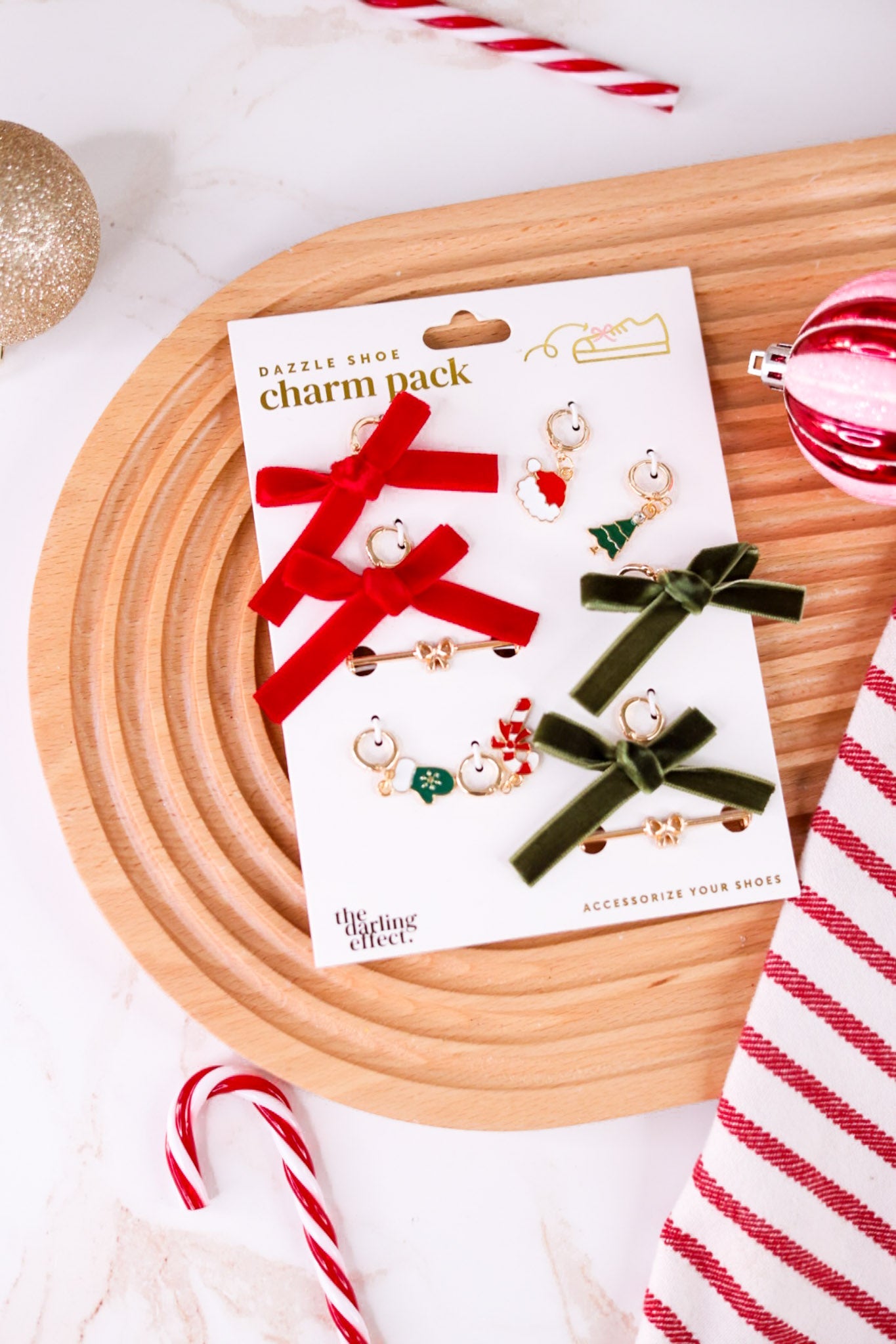 Very Merry Dazzling Shoe Charms - Whiskey Skies - THE DARLING EFFECT