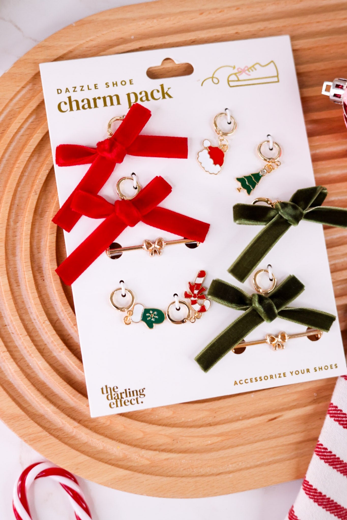 Very Merry Dazzling Shoe Charms - Whiskey Skies - THE DARLING EFFECT