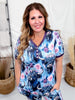 Vibrant Western Cow Loungewear Set - Whiskey Skies - SHIRLEY & STONE