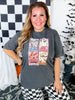 Vintage Cards Halloween Graphic T-Shirt - Whiskey Skies - P&PD Wholesale