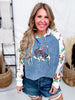 Vintage Ranch Denim Hoodie - Whiskey Skies - 2 FLY CO.