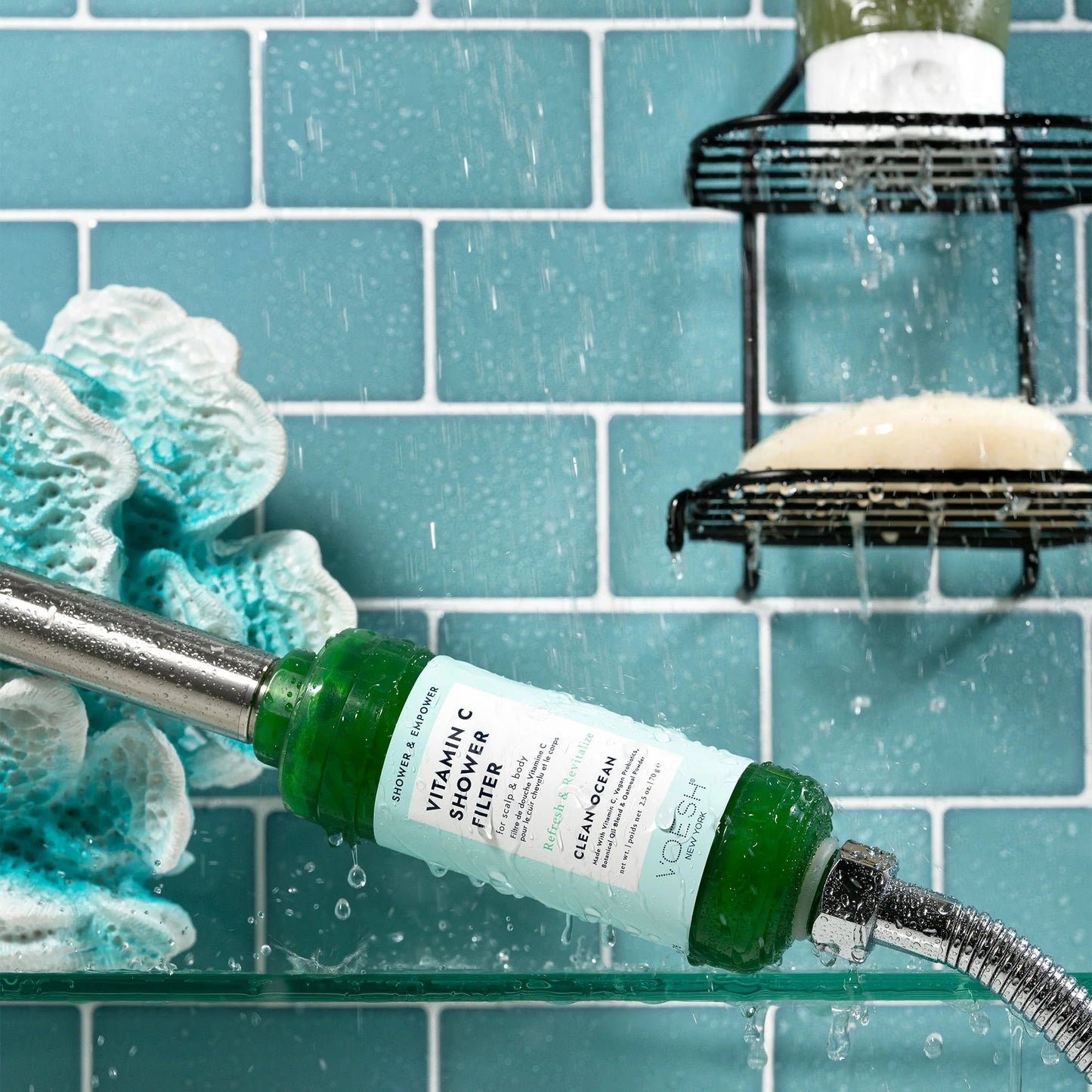 Vitamin C Shower Filter (5 Scents) - Whiskey Skies - VOESH