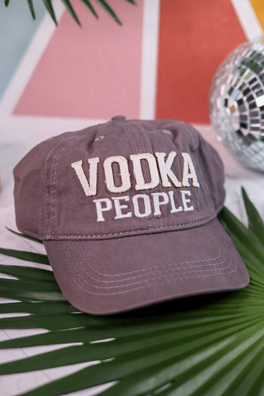 "Vodka People" Dark Gray Adjustable Hat - Whiskey Skies - PAVILION