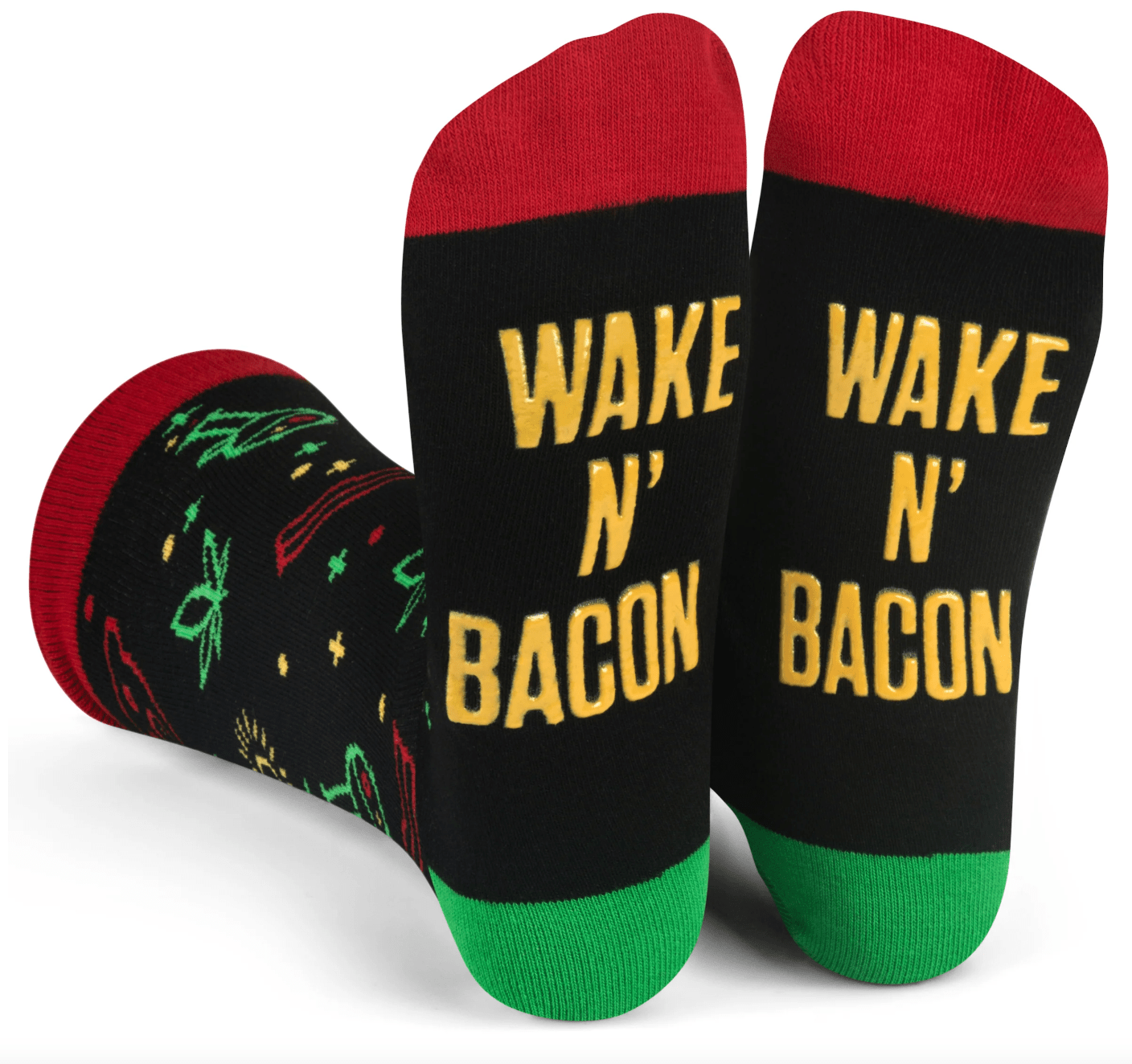 Wake N Bacon Socks - Whiskey Skies - LAVLEY