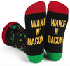 Wake N Bacon Socks - Whiskey Skies - LAVLEY